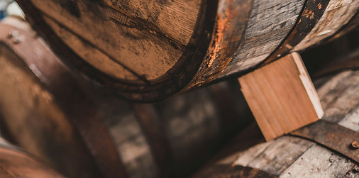 A picture of some whisky casks.