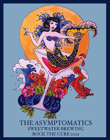 Sweetwater Brewing Poster for The Asymptomatics Band