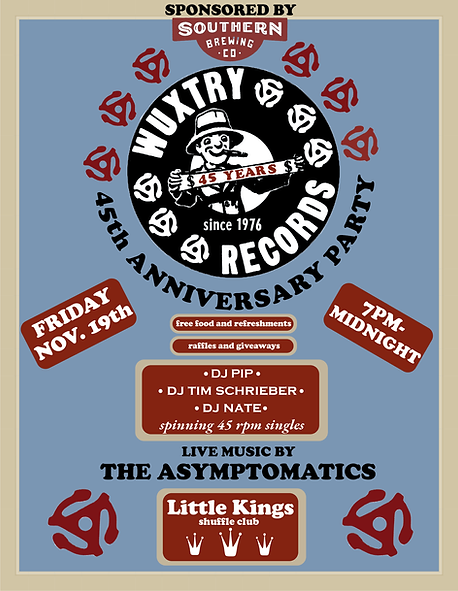 Wuxtry 45th Anniversary Poster
