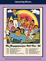 Email design for The Asymptomatics Band