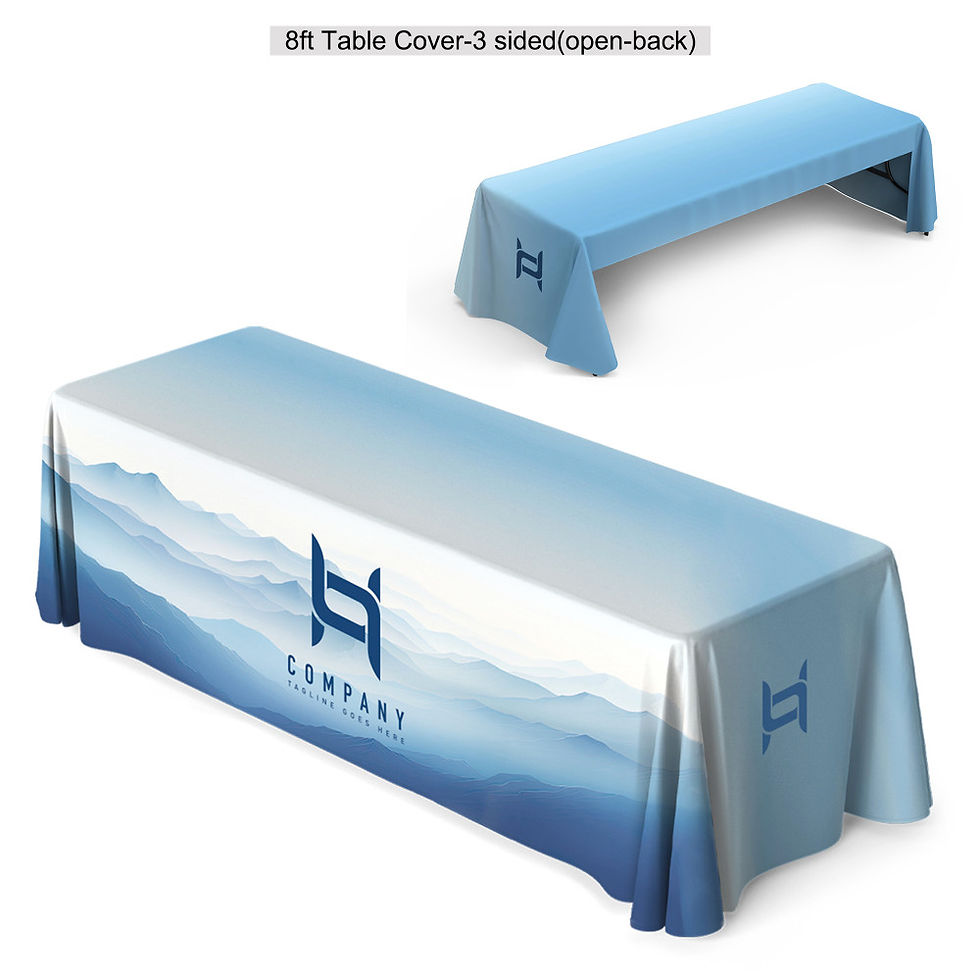 Thumbnail: Full-color table cover shown in a larger view, highlighting its vibrant design and seamless fit.