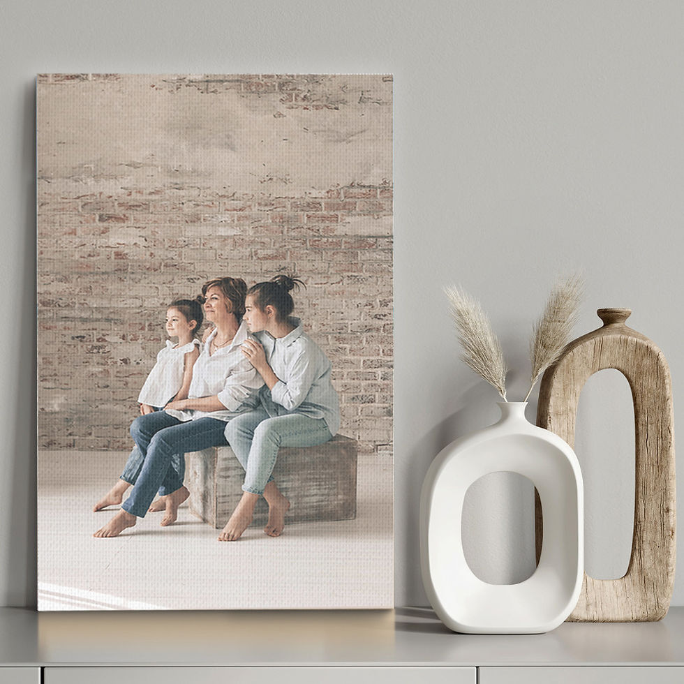 Thumbnail: canvas print hanging on the wall