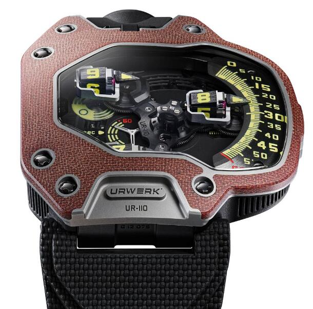 Urwerk Watch Replica 110 collection UR-110 Bakelite content media