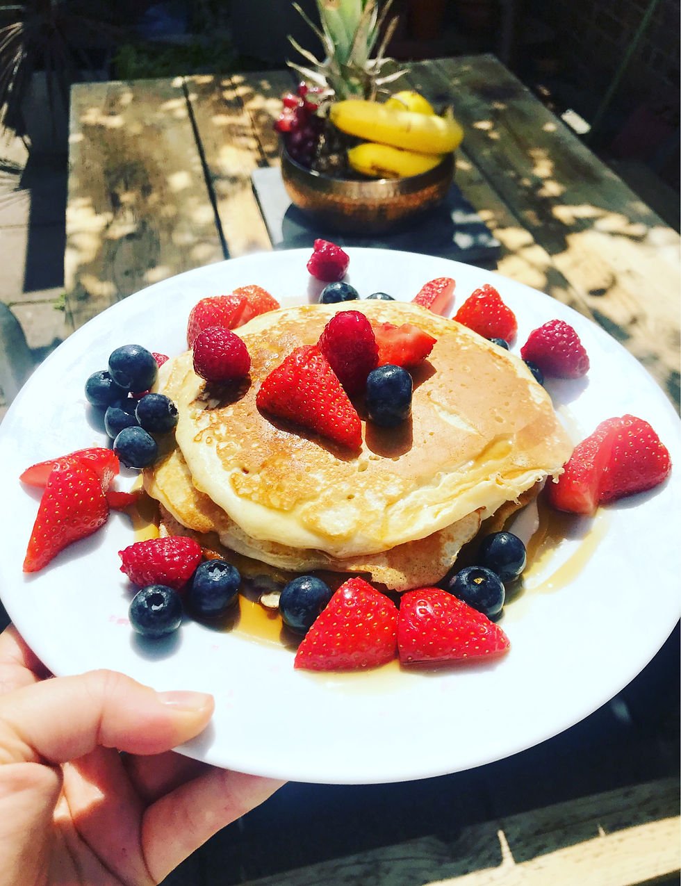 Fluffly American style pancakes recipe