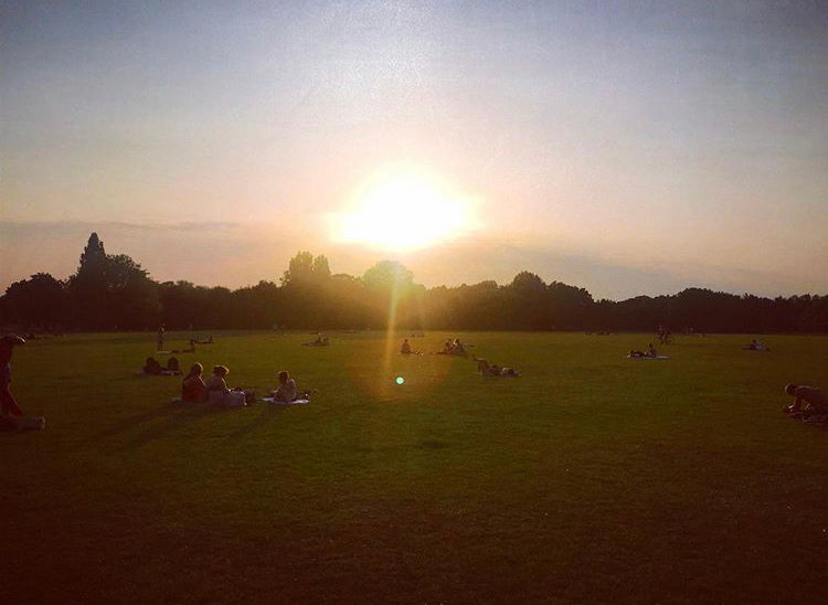 Tooting Commons Sunsets. The best parks in South West London