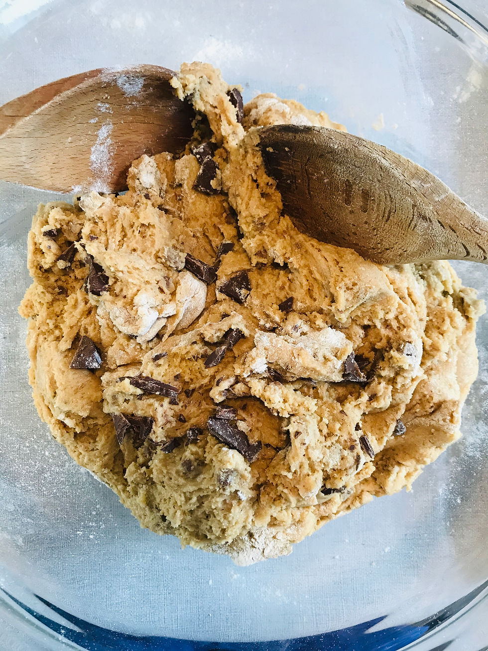 Cookie dough, chocolate chip cookies recipe