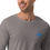 Thumbnail: Blue Logo Embroidered Jet Over Heart Long Sleeve Shirt Gray