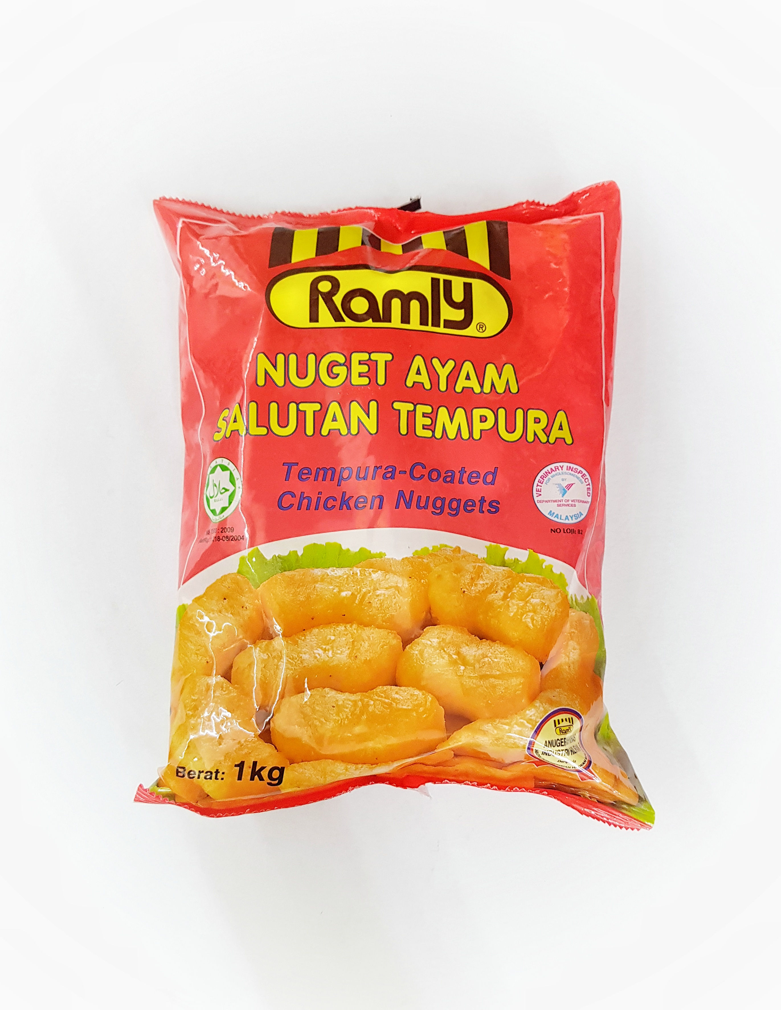 RAMLY NUGET AYAM SALUTAN TEMPURA 1KG