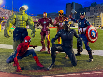 ultra-realistic superhero costumes for family parties