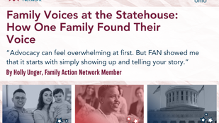 Family Voices at the Statehouse: How One Family Found Their Voice