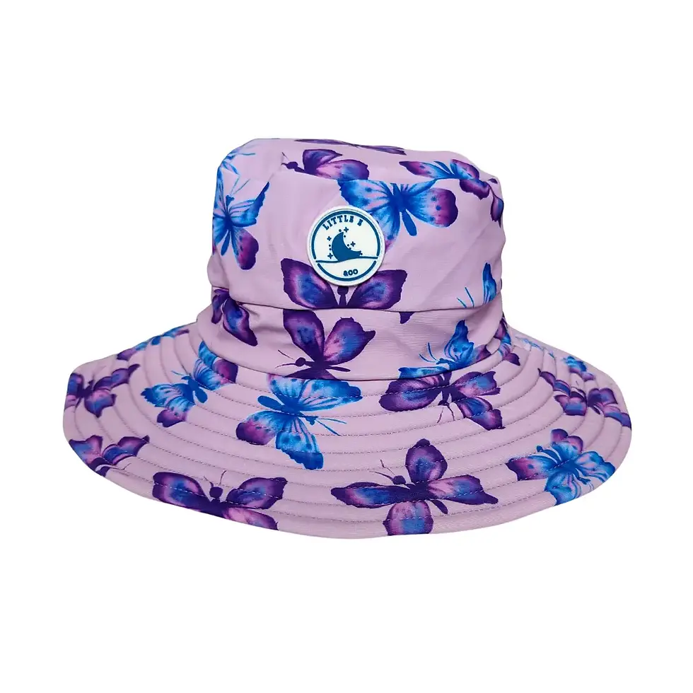 Reversible Swim Hat - Butterflies