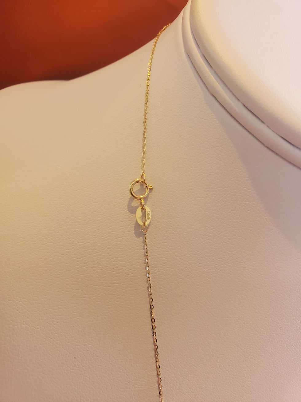 Miniatura: 14k gold initial chain V