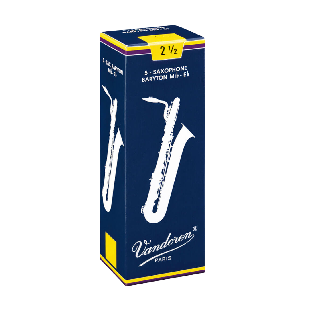 Vandoren Traditional 2.5 Bari Sax Reed - Box of 5