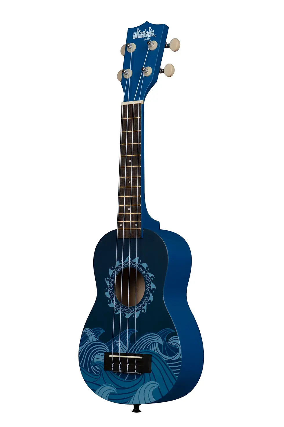 Thumbnail: Kala UK-DEEPBLUE The Ukadelic Series Soprano Ukulele, Deep Blue, with Tote Bag