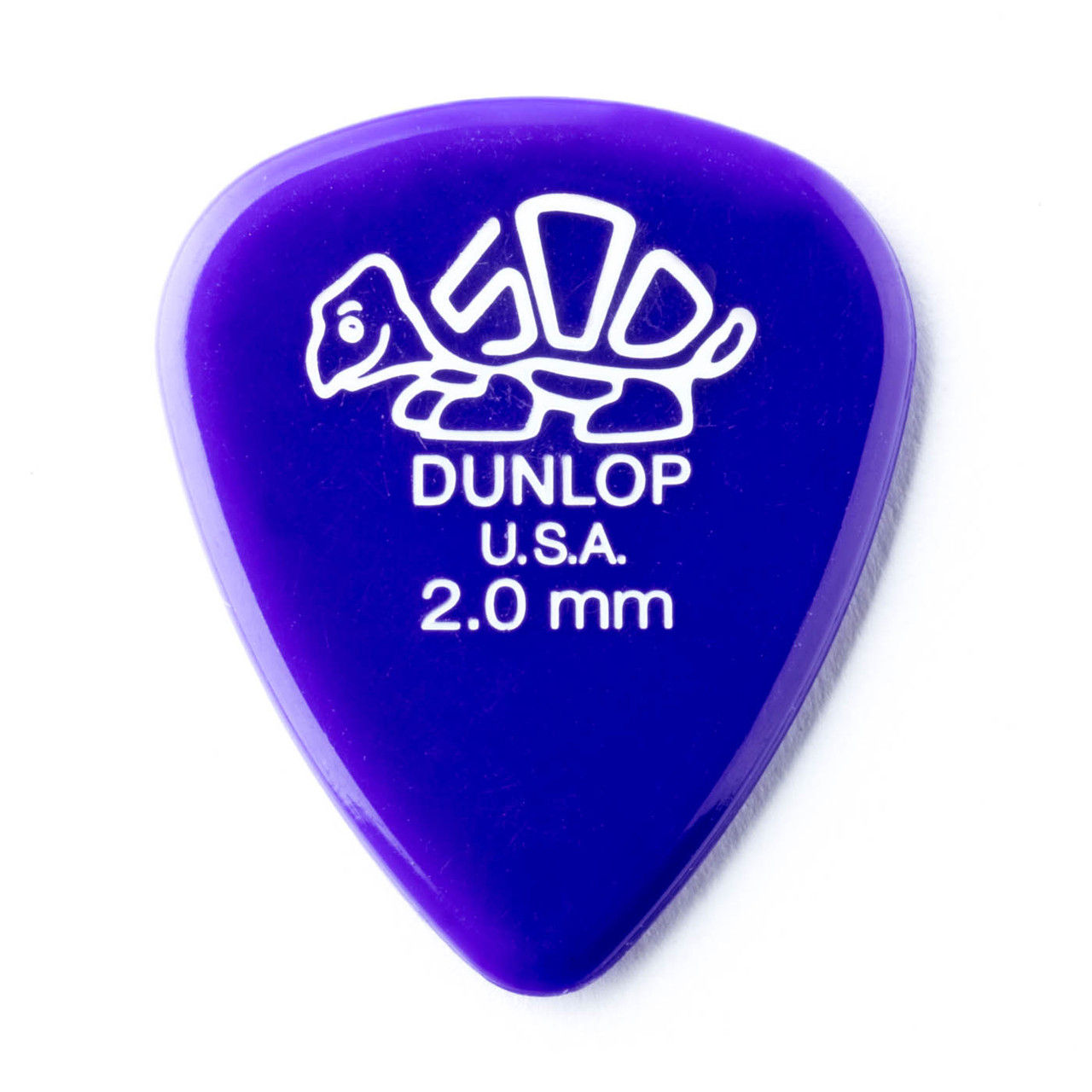 Dunlop Delrin Standard 2.0mm Guitar Pick, 12 PACK