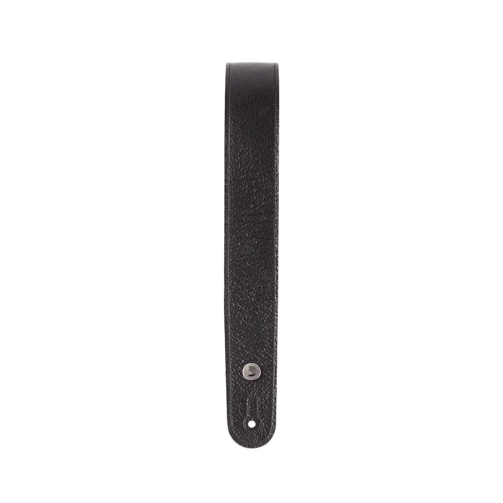 Thumbnail: D'Addario 20GL00 2.0 Garment Leather Guitar Strap - Black