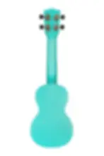 Thumbnail: Kala KA-R-WMG-BL-S The Waterman Series Recycled Composite Soprano Ukulele, Aqua Mist, Glow In The Dark, with Tote Bag