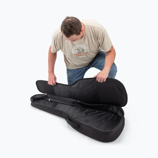 Thumbnail: On-Stage TMP-GBAADV4770BK Adventure Series Acoustic Guitar Gig Bag, Black