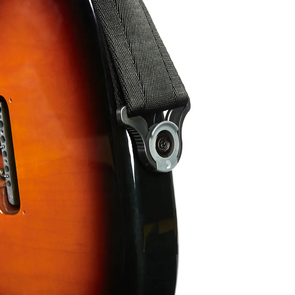 Thumbnail: D'Addario 50BAL00 Auto Lock Guitar Strap, Black