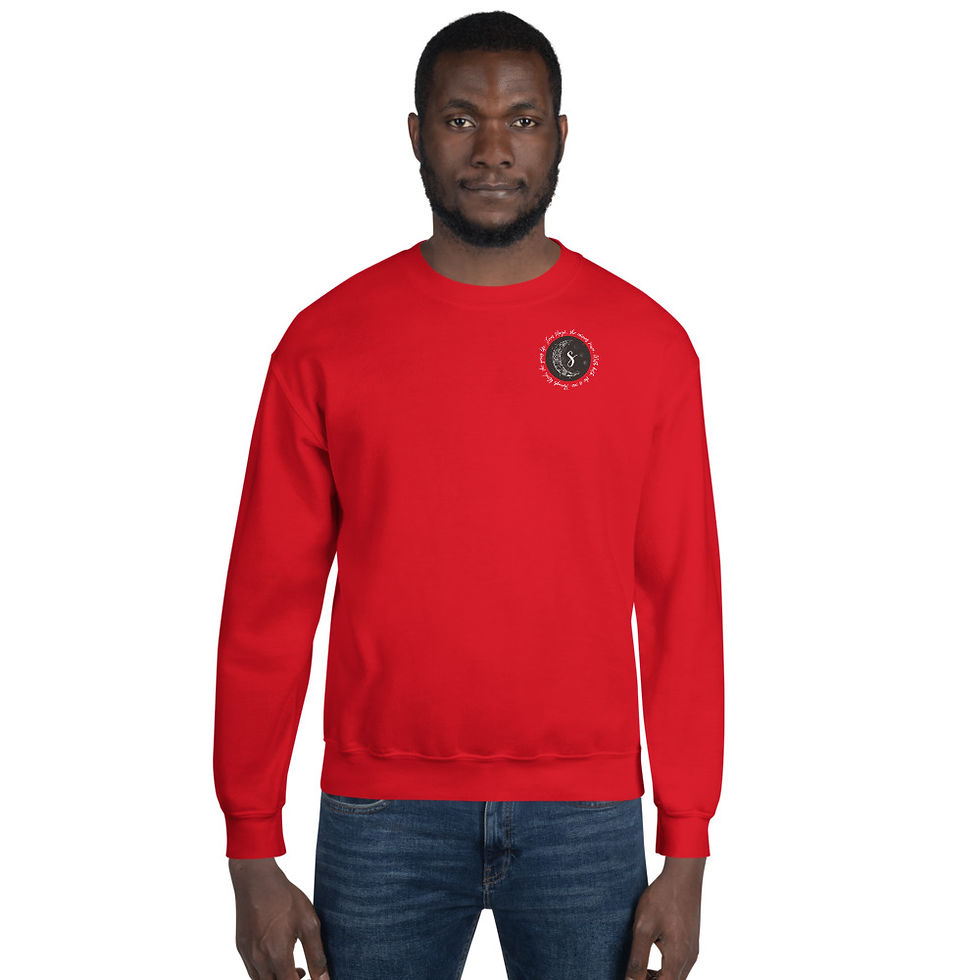 Thumbnail: The Shadowood Trilogy sigil quote Unisex Sweatshirt- 