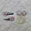 Thumbnail: Liberty Ava hair clips (dusky pink)