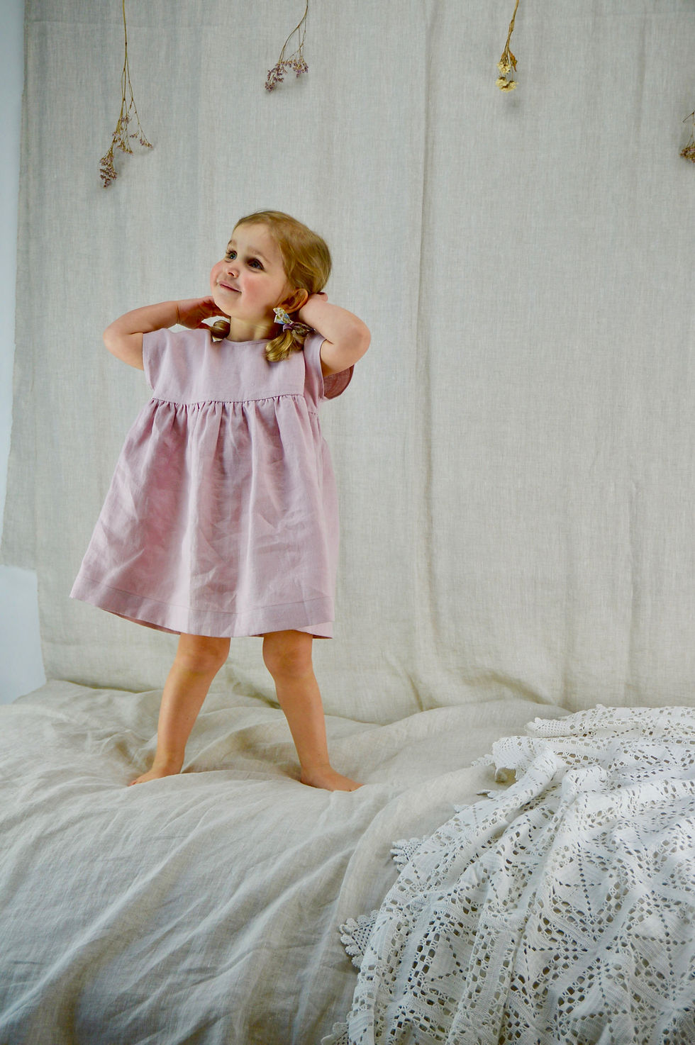 Thumbnail: Sommerkleid Lotta (altrosa)