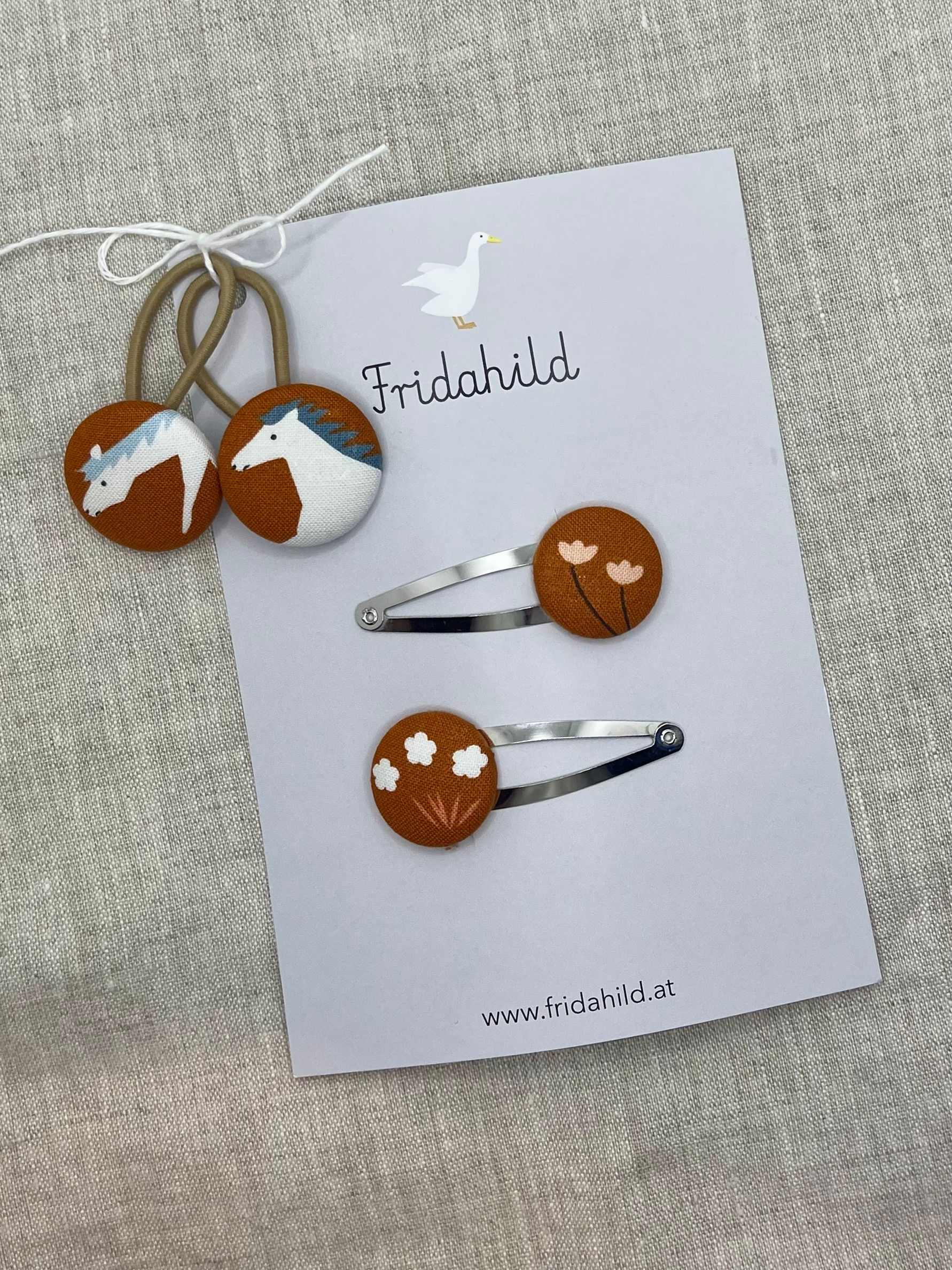 Spangenset Pferde Ocker