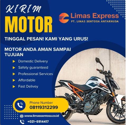 Limas Express Bisa Kirim Motor Door to Door dengan Harga Hemat