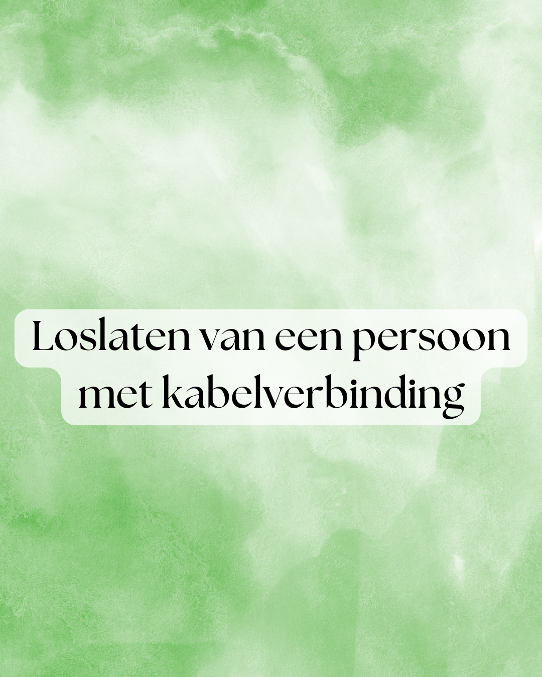 🔗 Loslaten van een persoon met kabelverbinding meditatie