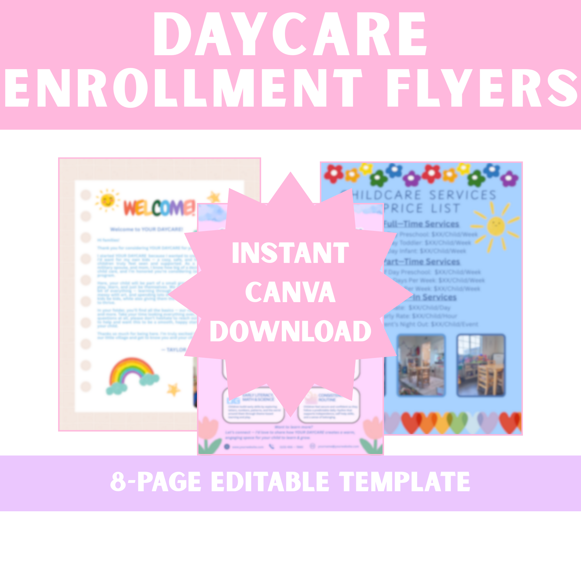 ENROLLMENT FOLDER FLYERS