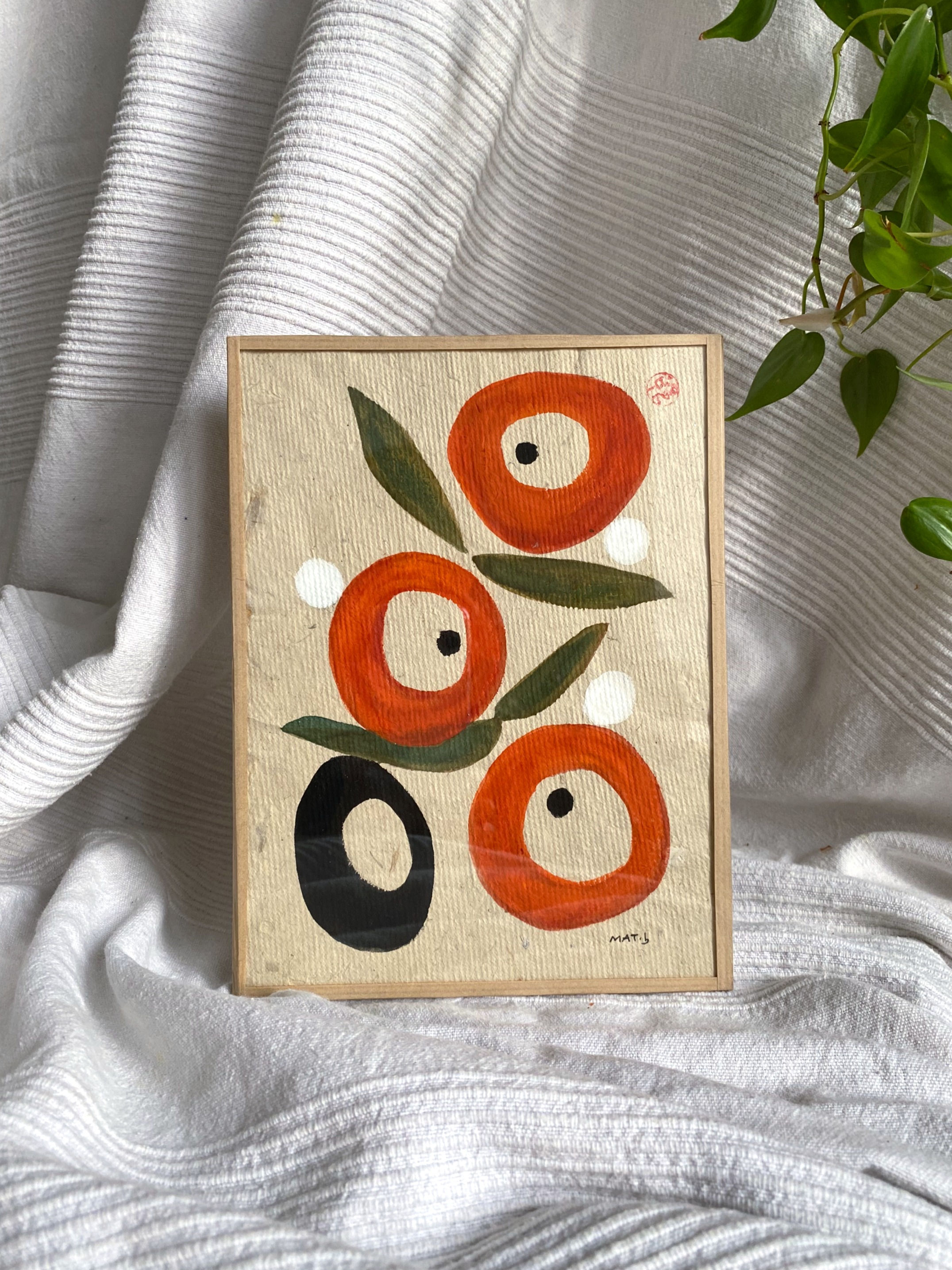 Fleur 70's n°1 par Mathilde Brunelet