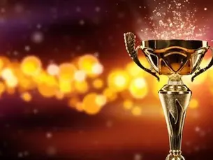 Golden trophy