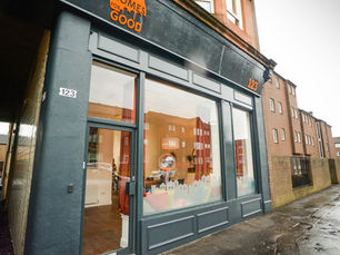 Exterior of Homes for Good's offices