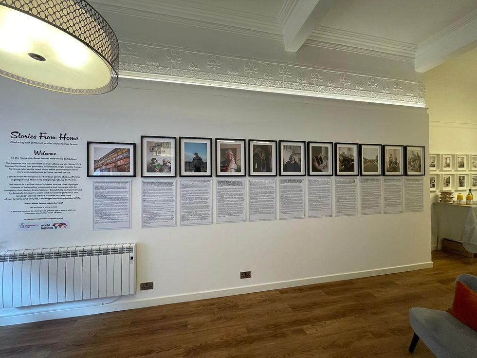 Our Stories From Home exhibition puts our tenants centre stage
