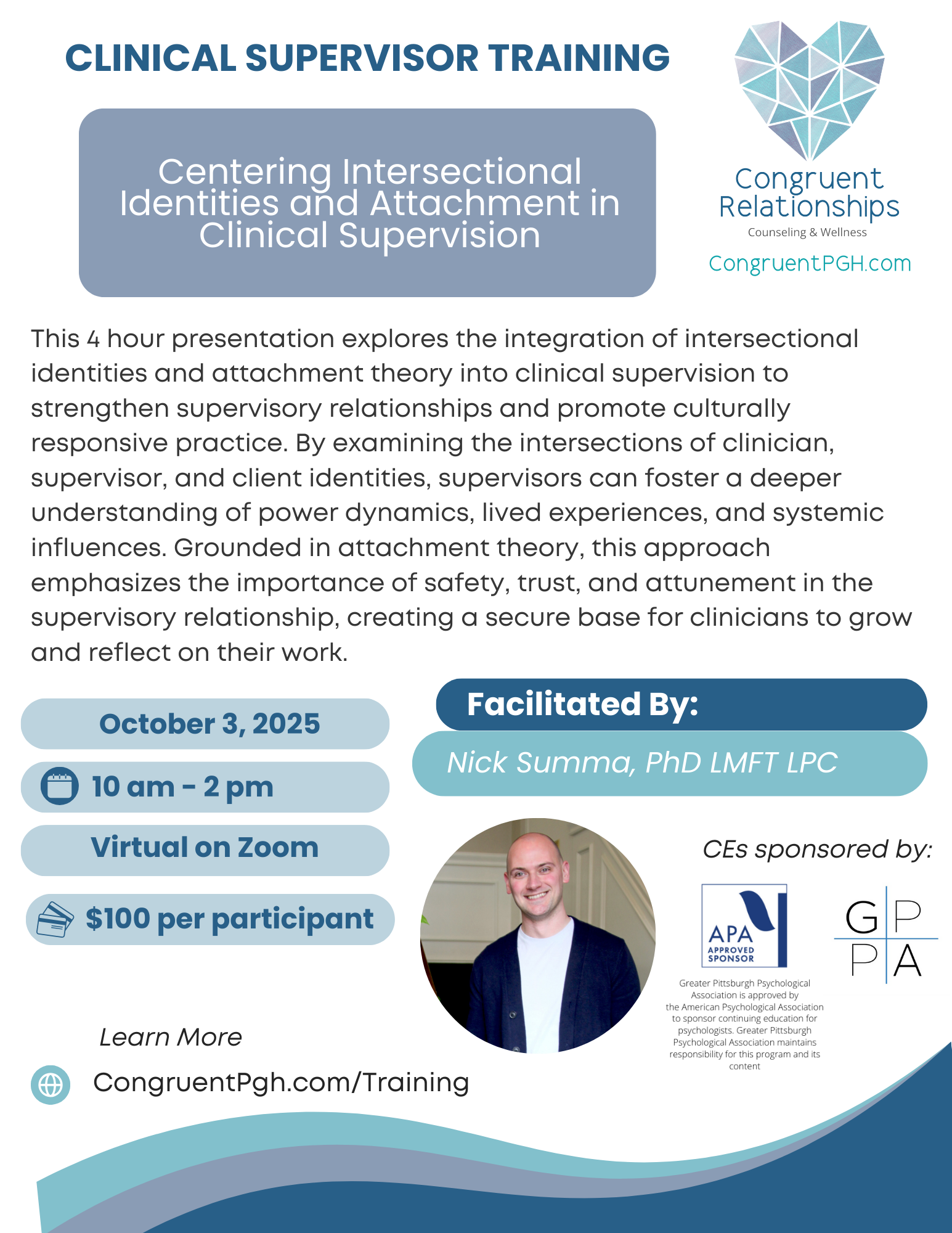 Centering Intersectional Identities and Attachment in Clinical Supervision