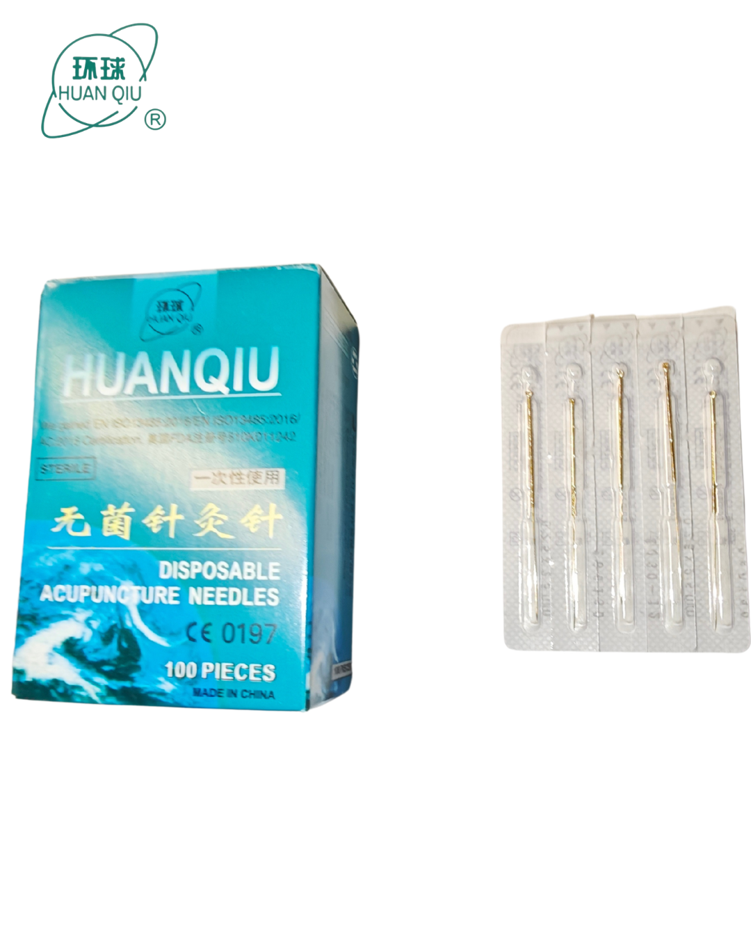 Aguja mango de ORO Individual 100pz