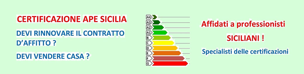 certificazione energetica catania