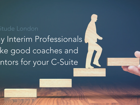 Why Interim Professionals make good coaches and mentors for your C-Suite