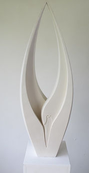 Paul Harvey - Gannets - cast white marble - £1300.jpg