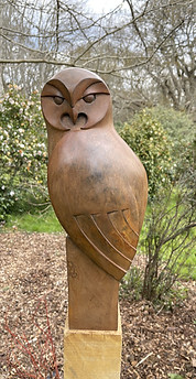 Paul Harvey -Tawny owl - cold cast mixed metal - £850.jpg