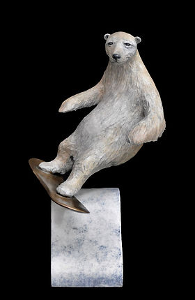 Bryn Parry - Bear Boarder - bronze - £3950.jpeg