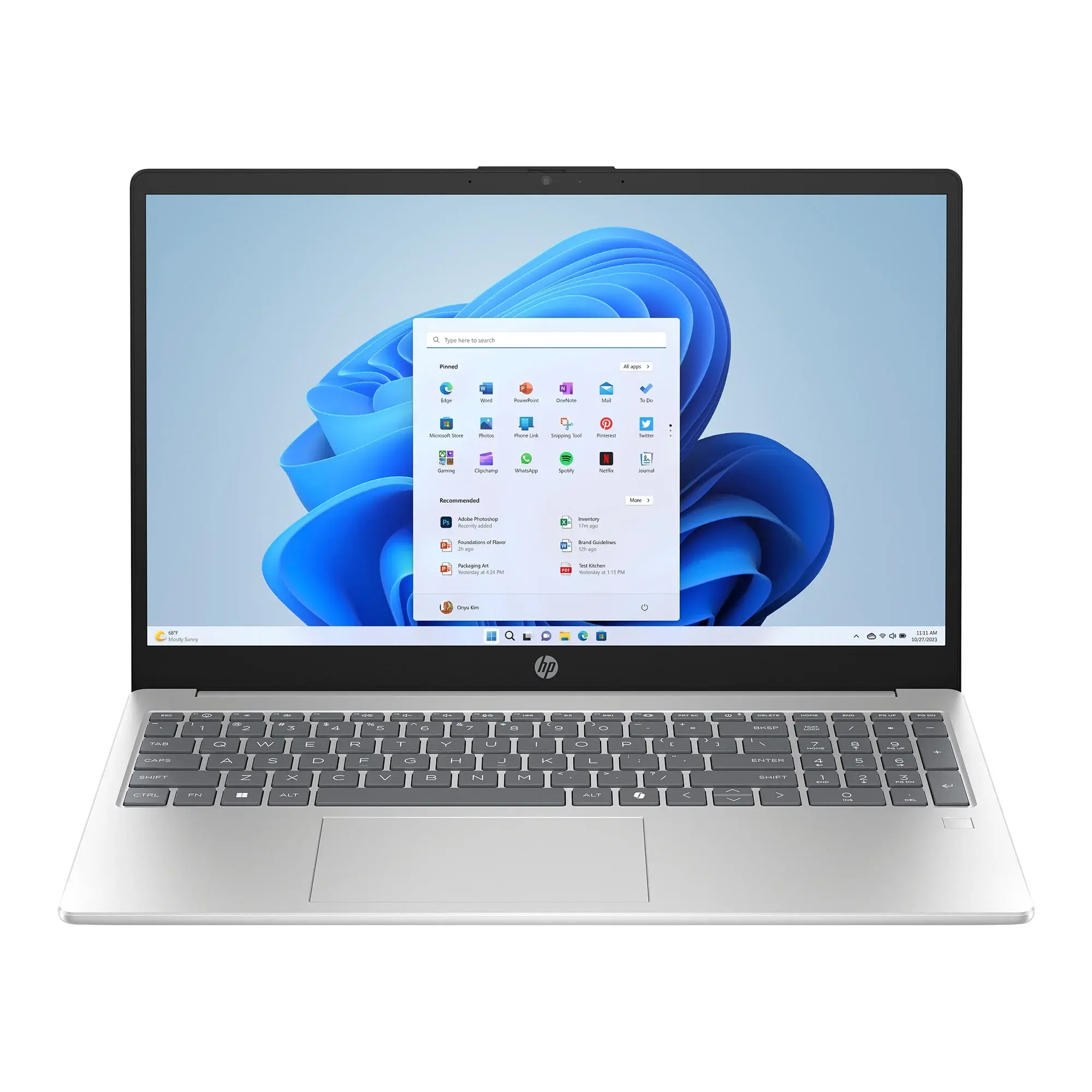 HP Laptop: 15.6 Pulgadas FHD IPS, Intel Core i3, 8GB RAM, 256GB PCIe NVMe