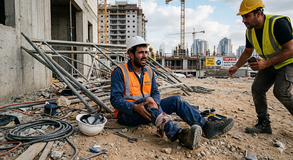 עורך דין תאונות עבודה אשקלון נחום ושות