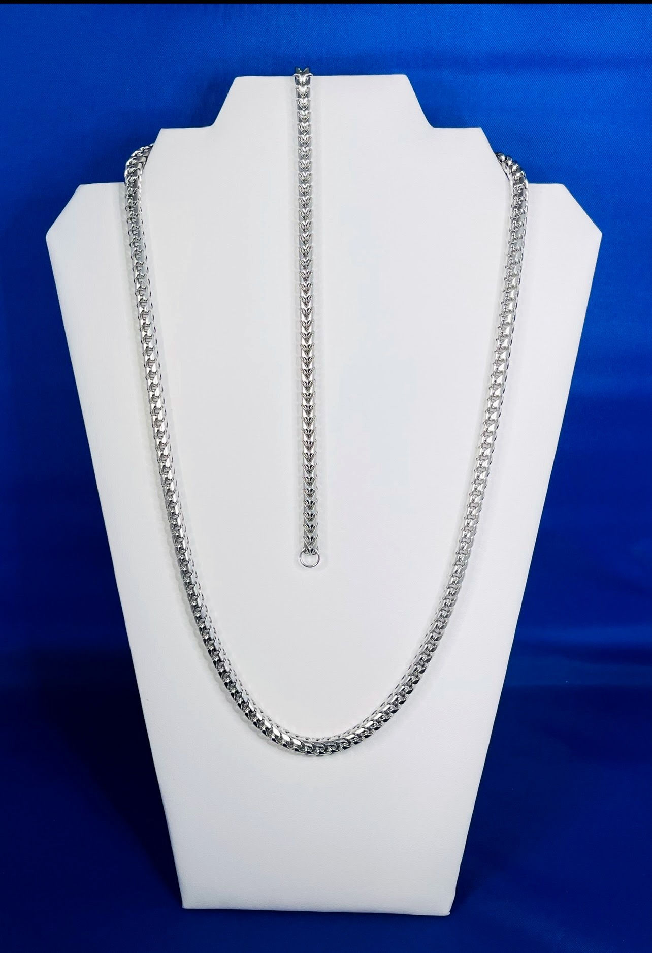 Set Cadena Stainless Steel - Caballero