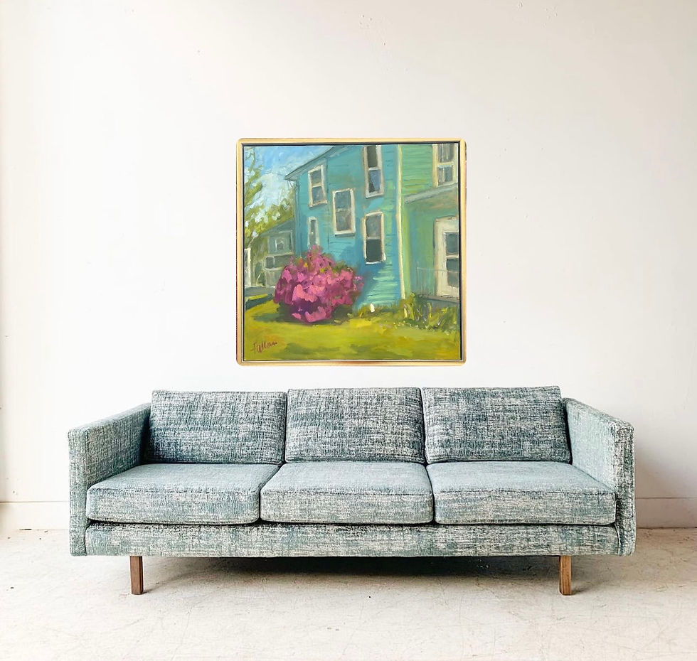 Thumbnail: Driving Me Fuchsia  l  36” x 36”