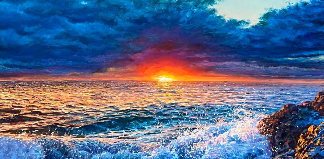 Blauer Himmel Landschaftsbild