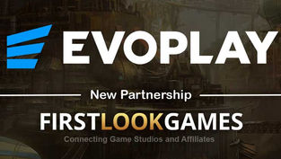 Diana Larina Head of Marketing at Evoplay, Tom Galanis CEO of First Look Games, First Look Games Partners with Evoplay