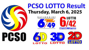 PCSO Lotto Results March 6 2025