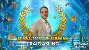 Booming Games Appoints Craig Asling as New Director of Games, Moritz Blume VP of Games at Booming Games
