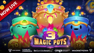 B2B gaming supplier Push Gaming has released 3 Magic Pots, Aaron Braund Game Producer at Push Gaming